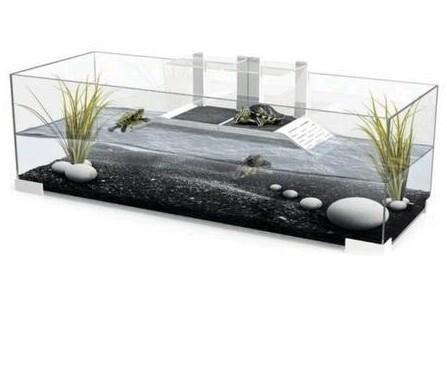 Schildpadden aquarium / terrarium 80 cm, Ophalen, Zo goed als nieuw, Leeg aquarium