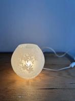 IKEA Knubbig retrolamp wit glas 18cm, Ophalen, Zo goed als nieuw, Glas, Minder dan 50 cm