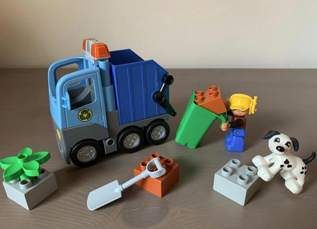 Duplo 10519 - Vuilniswagen, Kinderen en Baby's, Speelgoed | Duplo en Lego, Inclusief minifiguren, Gebruikt, Ophalen of Verzenden