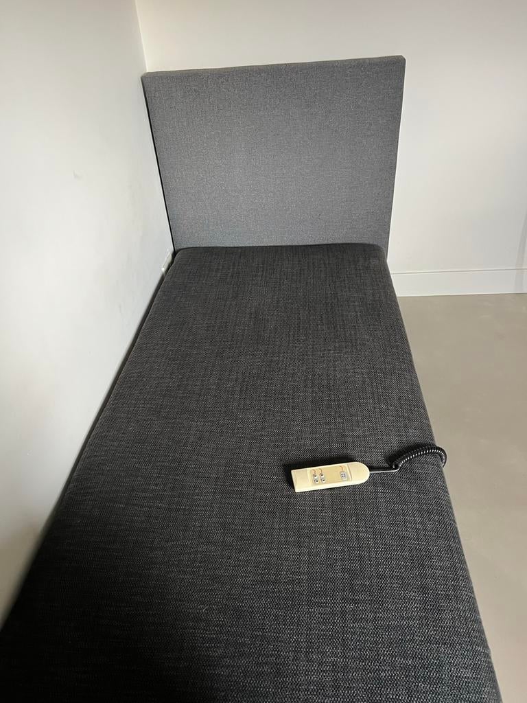 Elektrische 1-persoons boxspring, Ophalen, Gebruikt, 90 cm, Eenpersoons