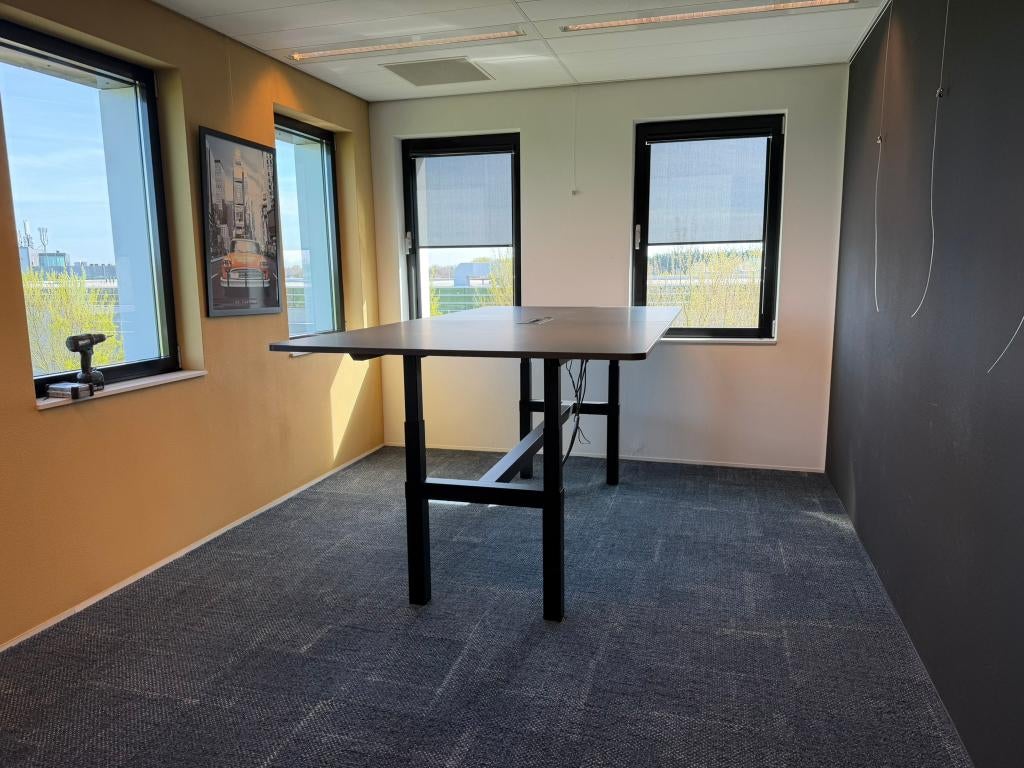 3 x Zit/sta vergadertafel Gispen TMNL Agile - 280 x 140 cm., Ophalen, Gebruikt, 280 cm, 140 cm