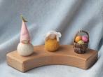 Waldorf Vrije School Seizoenstafel Pasen jaarring steker, Verzenden, Nieuw, Figuurtje(s), Wolvilt