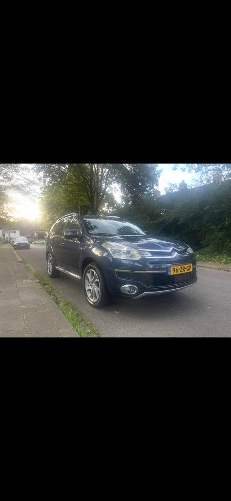 Citroën C-Crosser 2.4 16V 4WD CVT 7P 2008 Blauw, Auto's, Citroën, Automaat, C-Crosser, 4 cilinders, Blauw