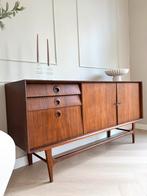 🤎 Vintage retro dressoir lowboard kast teak Deens jaren ‘60, Ophalen, Zo goed als nieuw, 25 tot 50 cm