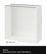 Ikea Metod onderkast 80x37 cm, Huis en Inrichting, Keuken | Keukenelementen, Ophalen, Gebruikt, Wit, 50 tot 100 cm