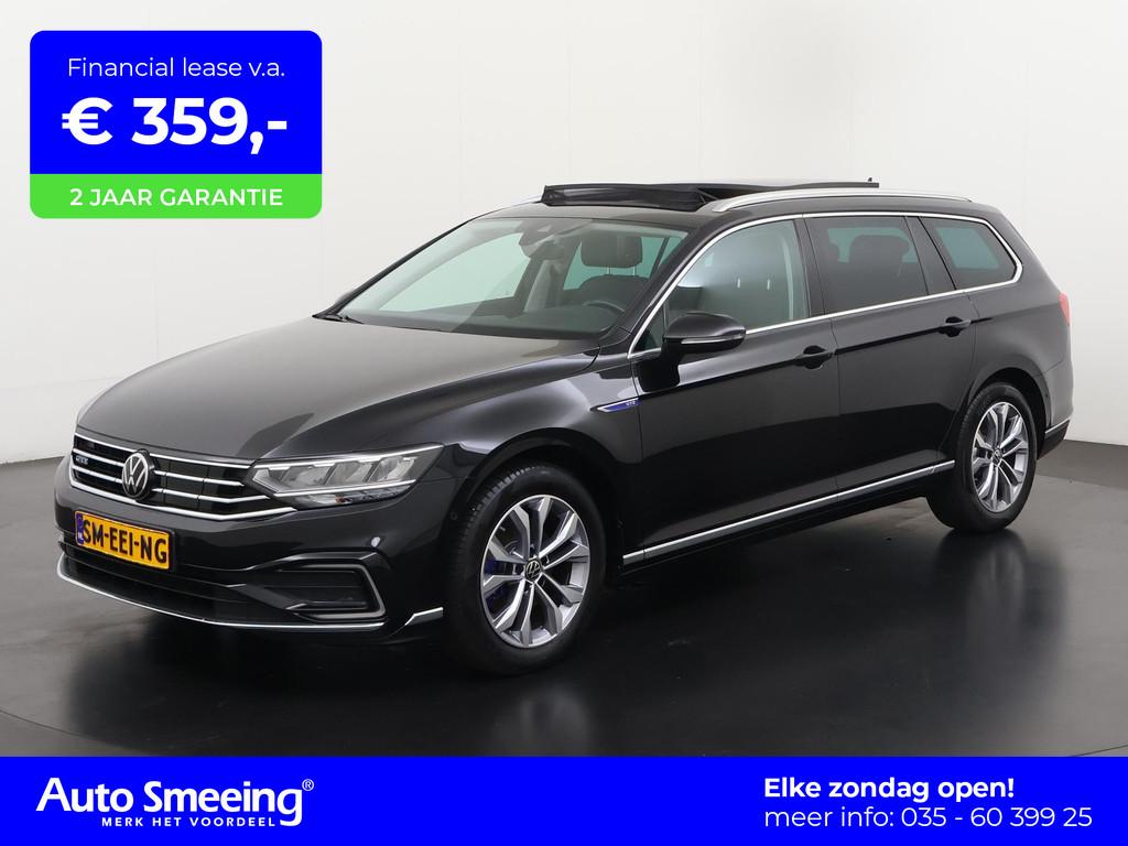 Volkswagen Passat Variant 1.4 TSI PHEV GTE | Leder | Panoram, Auto's, Volkswagen, 12 maanden, Gebruikt, Zwart, Hybride Elektrisch/Benzine
