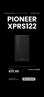 Te huur Pioneer XPRS122 geluidsset, Gebruikt, 120 watt of meer, Front, Rear of Stereo speakers, Ophalen