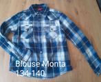 Blouse van Monta maat 134, Overhemd of Blouse, Ophalen of Verzenden, Zo goed als nieuw, Jongen