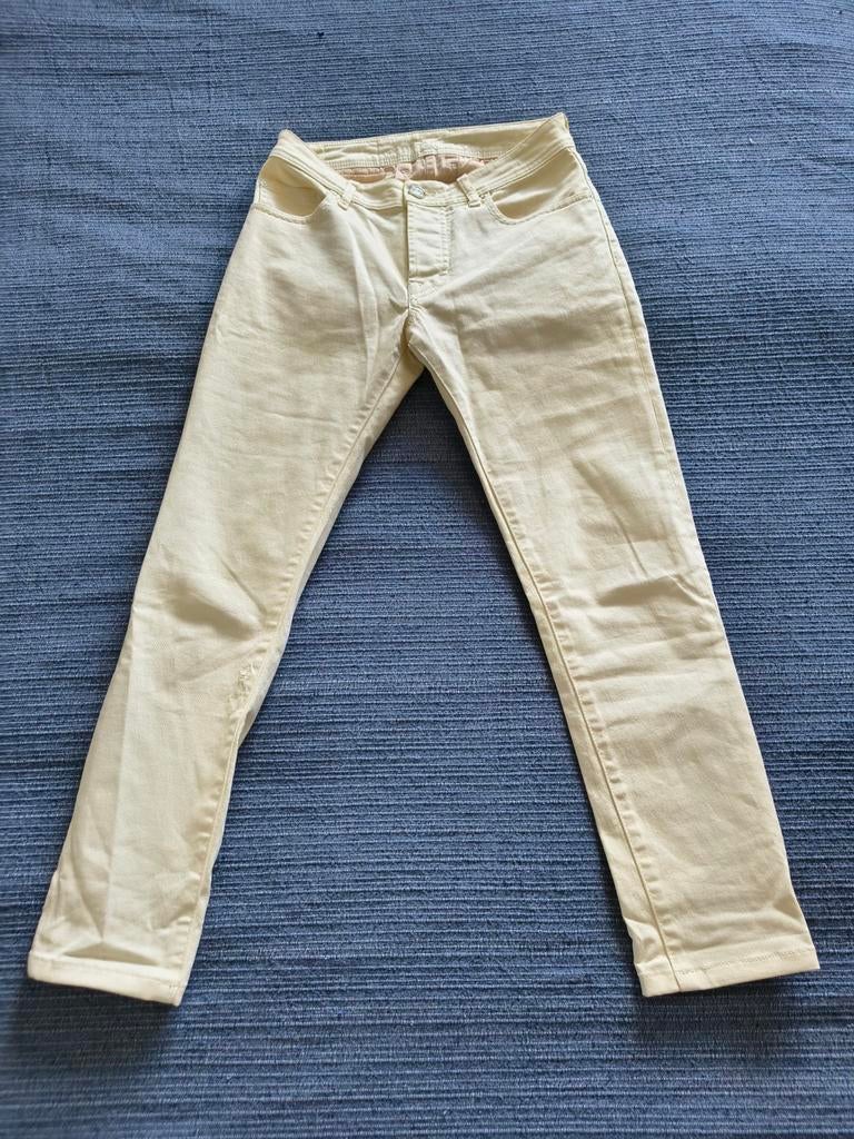 Crème jeans Philipe George W30 (S) met mooie details, Kleding | Dames, Ophalen of Verzenden