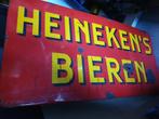 Heineken's emaillereclamebord, Verzamelen, Merken en Reclamevoorwerpen, Ophalen, Reclamebord, Gebruikt, .....