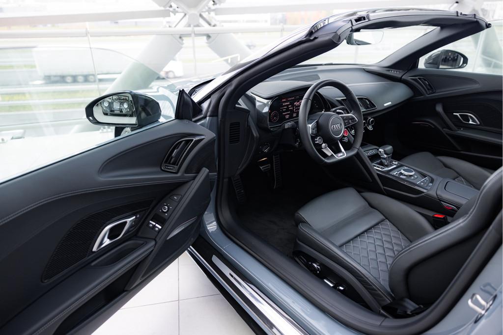 Audi R8 Spyder 5.2 V10 Performance Quattro | B&O | Kemora Gr, Auto's, Automaat, Lederen bekleding, Gebruikt, 5204 cc