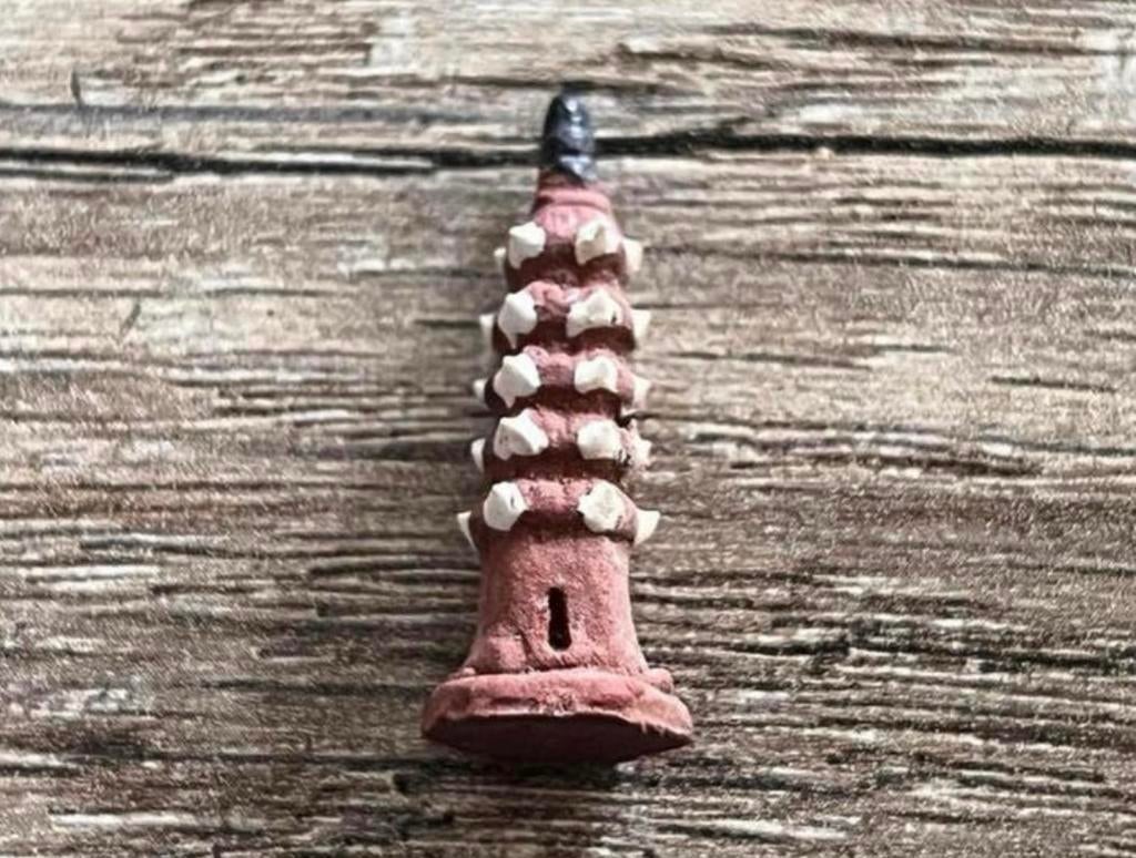 Bonsai Penjing figuur Pagode rode klei., Nieuw, Ophalen of Verzenden, Overige vormen, Aardewerk