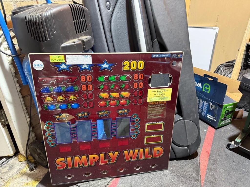 Vintage Simply Wild FRONT GOKKAST - design, Euro, Ophalen of Verzenden, Gebruikt