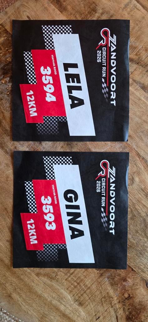 Tickets circuit Zandvoort 12km 2 tickets, Ophalen of Verzenden, Nieuw, Overige typen, Overige merken