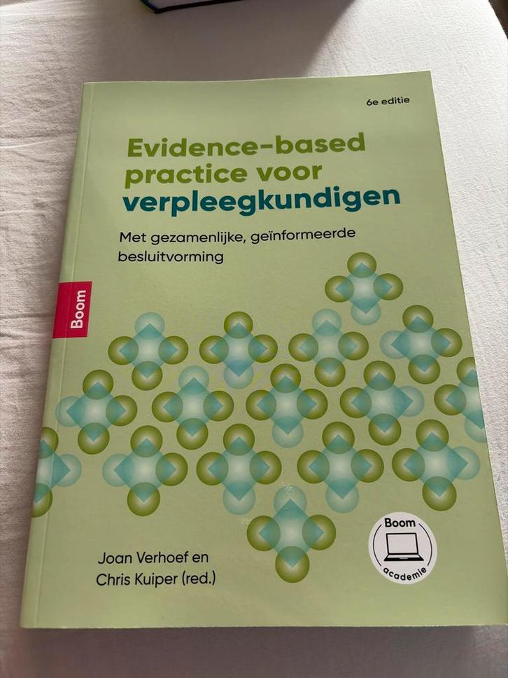 Evidence-based practice voor verpleegkundigen, Boeken, Studieboeken en Cursussen, Nieuw, HBO, Gamma, Ophalen of Verzenden