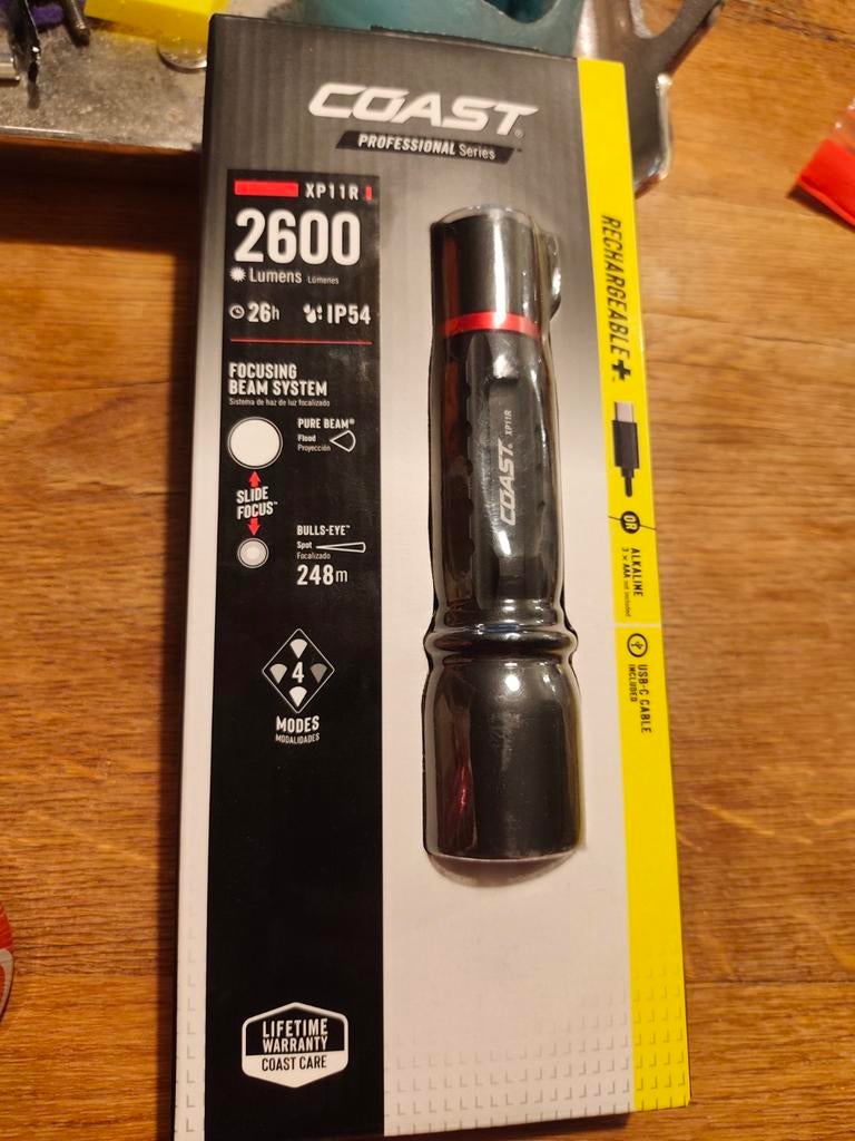 2600 lumen zaklamp flashlight, Ophalen, Nieuw, Batterij