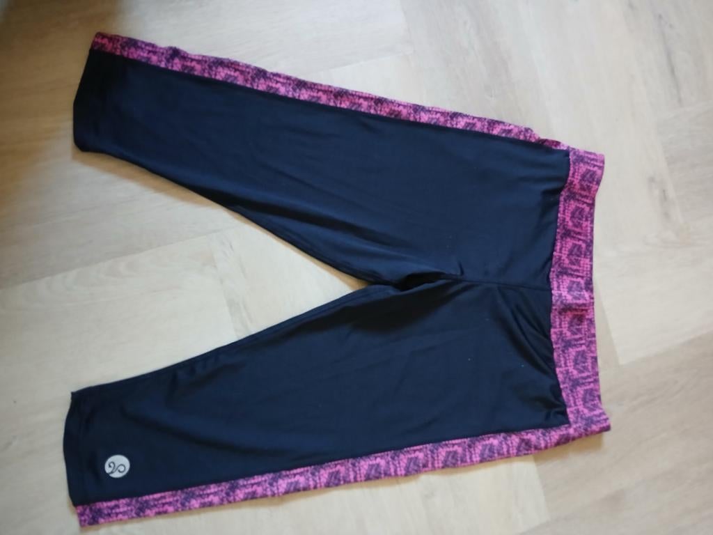Leontien Sport Legging - Maat M, Maat 38/40 (M), Leontien, Verzenden, Zwart