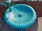 Kunststof waterschaal voor tuinvogels – groen – 83 cm hoog, Nieuw, Ophalen of Verzenden, Nvt@nvt.com, Nederland