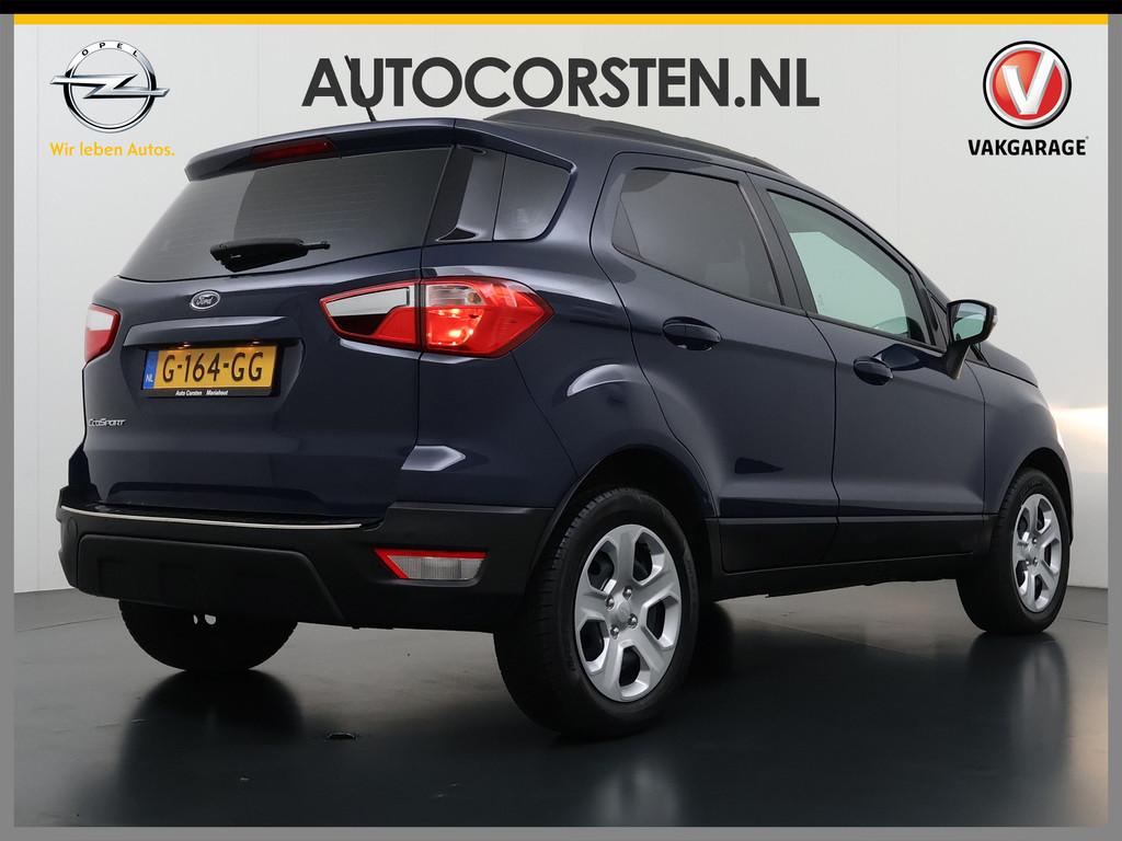 Ford EcoSport 1.0T 126PK Airco Navi Apple Carplay Android Au, Auto's, Ford, Voorwielaandrijving, Stof, Gebruikt, Ecosport