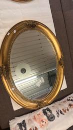2 mooie gouden spiegels – prijs per stuk €27,50, Ophalen, Ovaal, Minder dan 50 cm