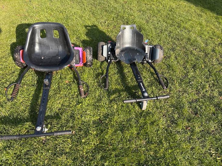 Hoverboard karts - 2 stuks (roze en zwart) Denver en Ampes, Kinderen en Baby's, Speelgoed | Buiten | Voertuigen en Loopfietsen