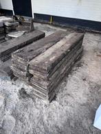 Opsluitbanden grijs hol/dol 100x20x6cm - 19 stuks, Gebruikt, Overige typen, Ophalen of Verzenden, Minder dan 5 m²