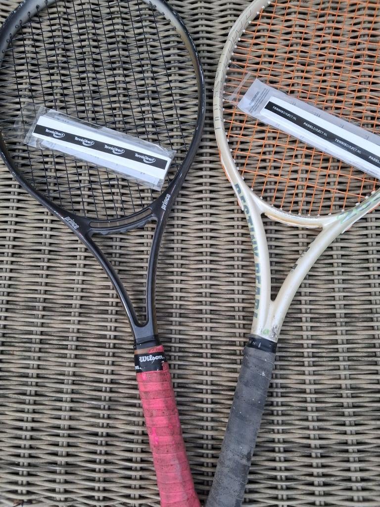 Twee tennisrackets, Prince  en ProKennex pearl destiny, Sport en Fitness, Tennis, Ophalen of Verzenden, Gebruikt, Racket, Prince