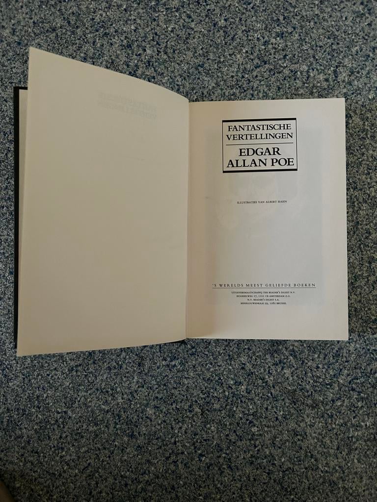 Fantastische Vertellingen Edgar Allan Poe - Steun KWF, Boeken, Romans, Ophalen of Verzenden, Zo goed als nieuw, Nederland