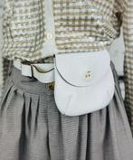 Bonpoint wit leder riempje met tasje 55 cm NIEUW, Bonpoint EU, Verzenden, Nieuw, Info@bonpoint.com