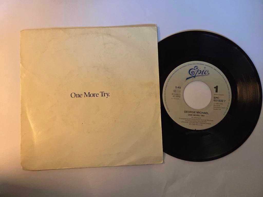 George Michael - One more try, Cd's en Dvd's, Vinyl Singles, Gebruikt, 7 inch, Single, Ophalen of Verzenden