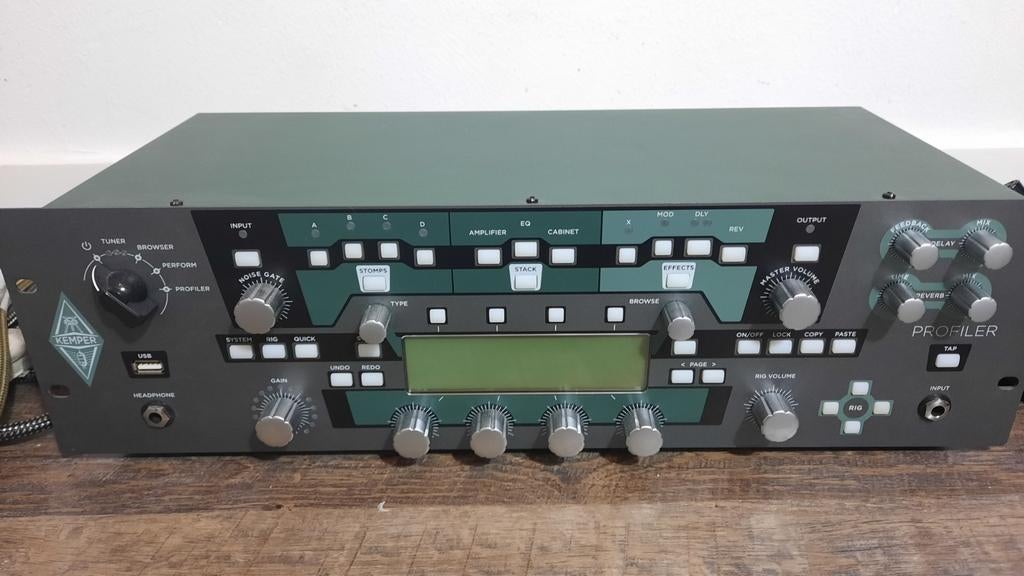 Kemper Profiler Powerrack MK1 + Kabels, Muziek en Instrumenten, Effecten, Ophalen of Verzenden, Zo goed als nieuw