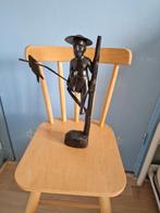 Heel mooi houten beeldje - het vissertje, Ophalen of Verzenden