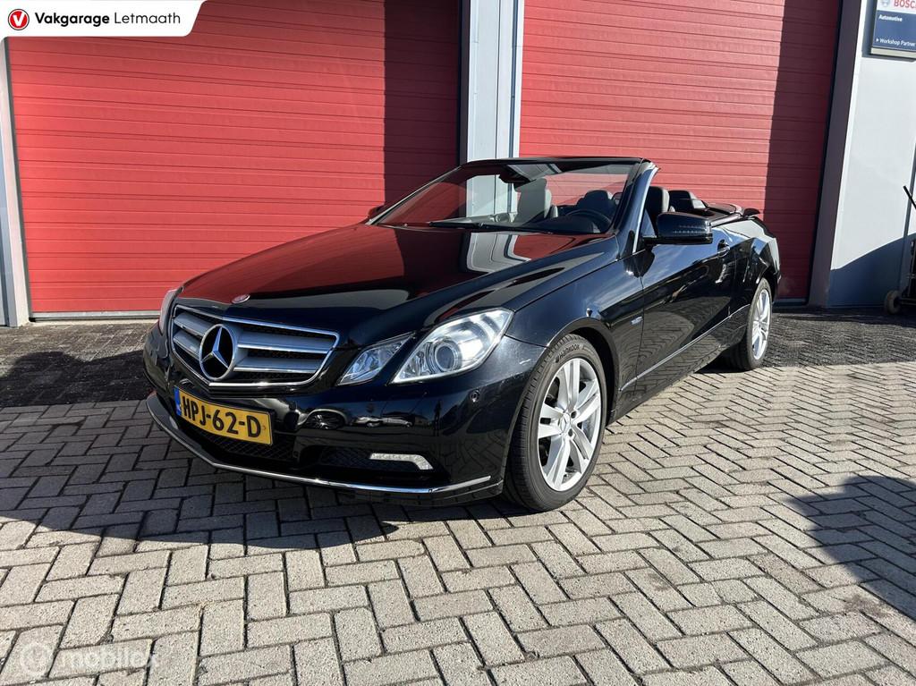 Mercedes E-klasse Cabrio 200 CGI Elegance, Auto's, Euro 5, Achterwielaandrijving, 4 cilinders, Cabriolet