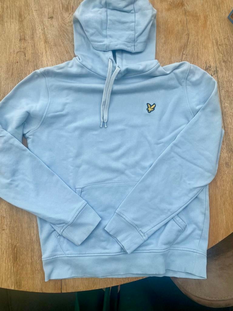 Lyle & Scott Hoodie Lichtblauw Maat S, Kinderen en Baby's, Kinderkleding | Maat 176, Ophalen of Verzenden