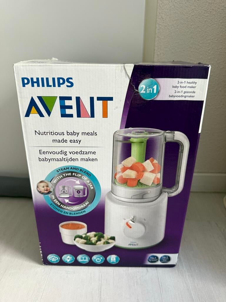 Philips Avent 2-in-1 Babyvoedingmaker Stomer en Blender, Kinderen en Baby's, Babyvoeding en Toebehoren, Ophalen of Verzenden, Zo goed als nieuw