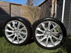 Uitstekende winterbanden en velgen,  Audi, Skoda, Volkswagen, Gebruikt, 255 mm, Banden en Velgen, Winterbanden