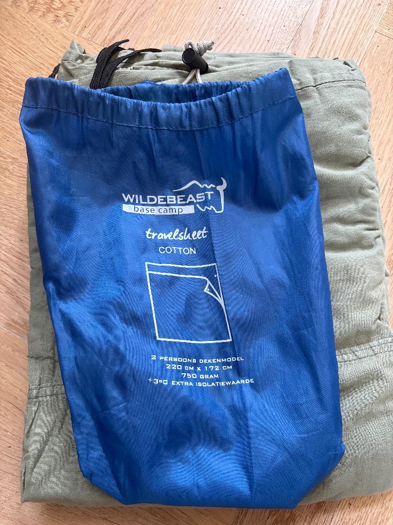 Lakenzak Wildebeast katoen 2 persoons, Ophalen, Gebruikt