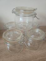 Set van 5 IKEA KORKEN weckpotten – 0,5L – als nieuw, Ophalen of Verzenden, Gebruikt