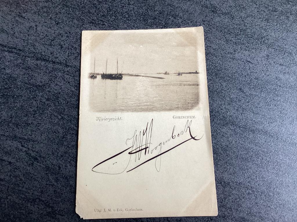 Gorinchem. Schepen., Ophalen of Verzenden, Voor 1920, Ongelopen, Zuid-Holland