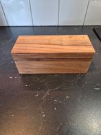 Theedoosje hout, Huis en Inrichting, Woonaccessoires | Kisten, Ophalen of Verzenden, Minder dan 50 cm, Minder dan 50 cm