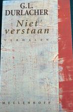 G.L. Durlacher - Niet Verstaan Verhalen (Meulenhoff), Ophalen of Verzenden, Zo goed als nieuw