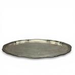 Zilveren ovaal dienblad, Ophalen of Verzenden, Zilver