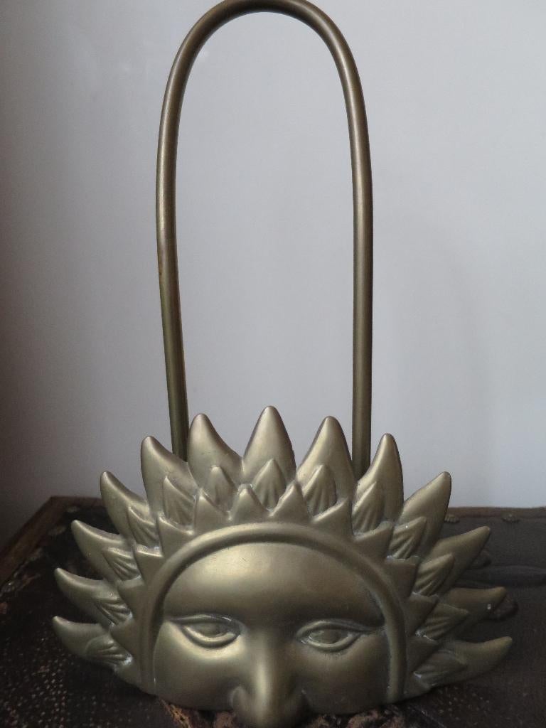 zon uit koper om op te hangen/neer te zetten 30/16 cm, Ophalen of Verzenden, Koper