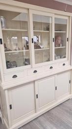 Rofra vitrine wandkast met schuifdeuren, Ophalen, Gebruikt, Met deur(en), Glas