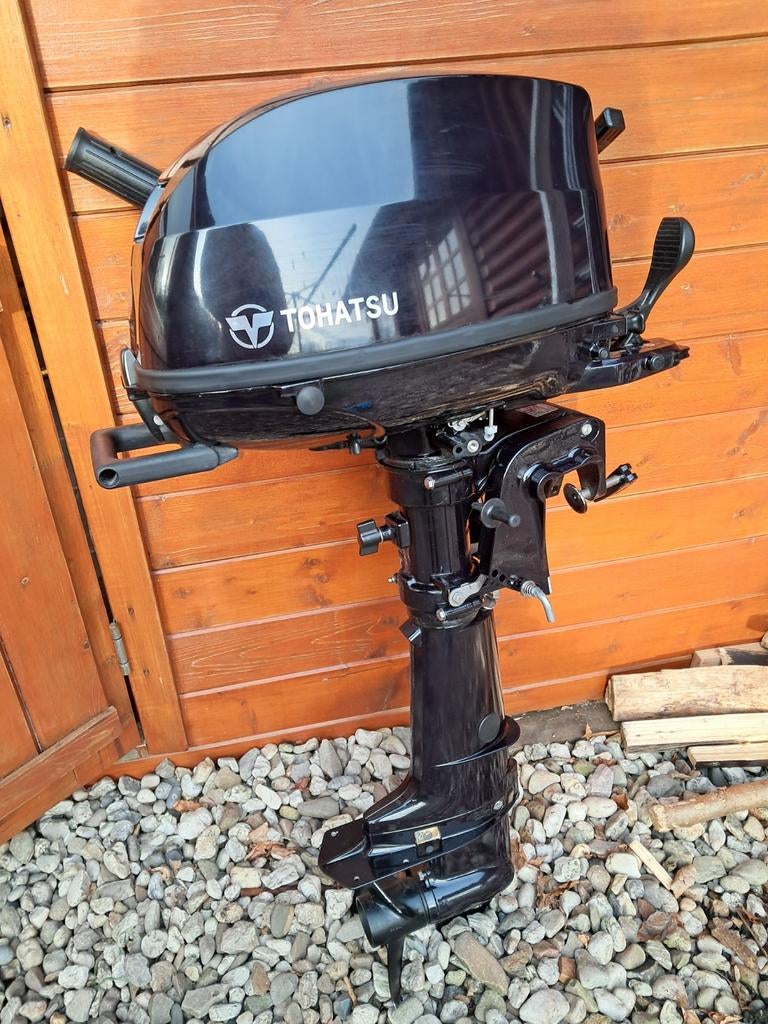 Tohatsu 6pk 4-takt kortstaart buitenboordmotor, Ophalen of Verzenden, Benzine, 5 tot 10 pk