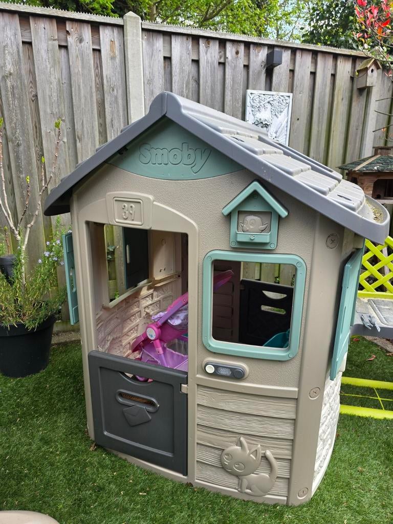 Speelhuisje smoby, Kinderen en Baby's, Speelgoed | Buiten | Speelhuisjes, Ophalen, Zo goed als nieuw, Kunststof