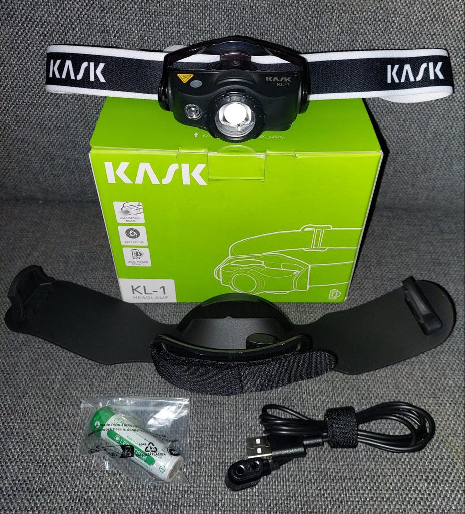 Kask KL-1 Hoofdlamp - Krachtige en Veelzijdige Verlichting, Ophalen of Verzenden, Nieuw, Overige typen
