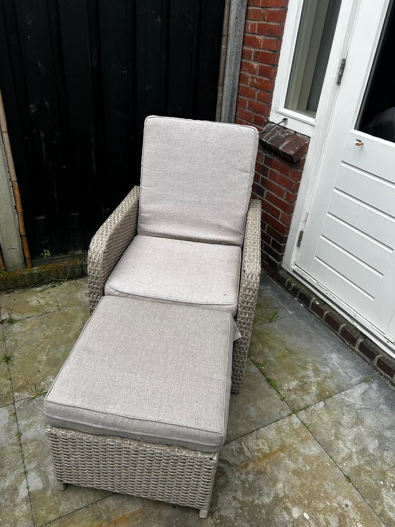 Loungestoel tuin, Ophalen, Zo goed als nieuw, Kunststof