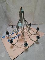 Plafond/kroonlamp smeedijzer groen. Zie details., Ophalen of Verzenden, Gebruikt, Overige materialen
