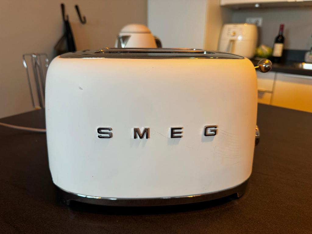 SMEG 50’s Style broodrooster 2-slots, Witgoed en Apparatuur, Ophalen, Zo goed als nieuw